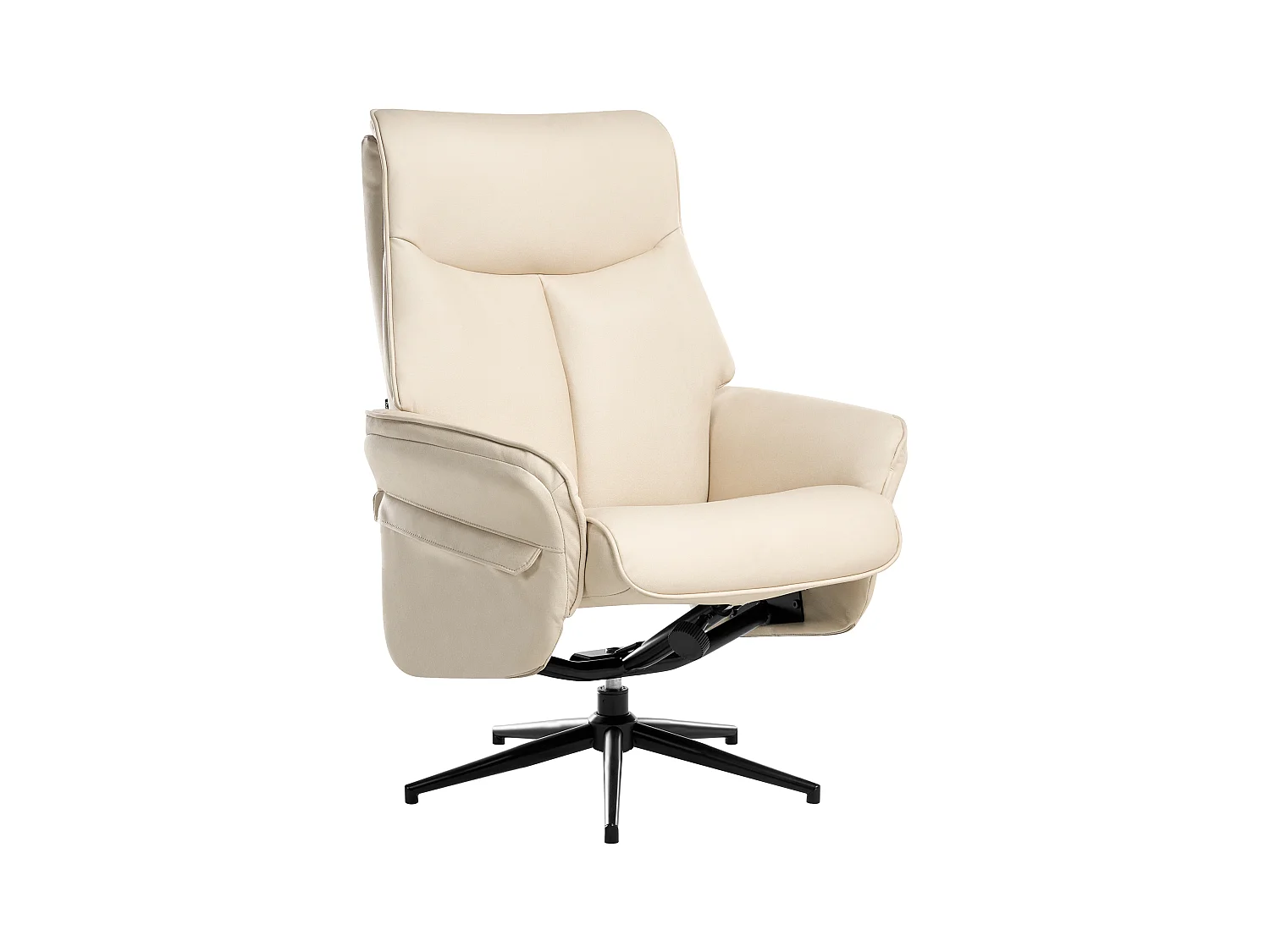 Fauteuil inclinable ERATO Cuir PU Beige clair