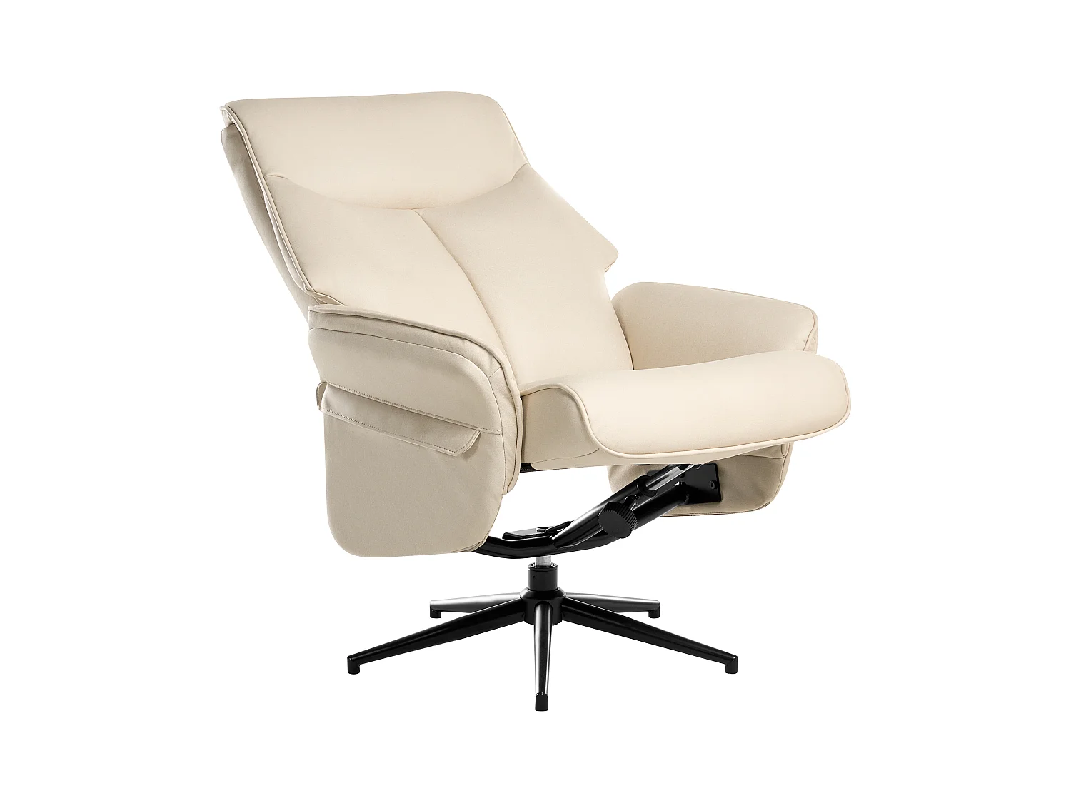 Fauteuil inclinable ERATO Cuir PU Beige clair