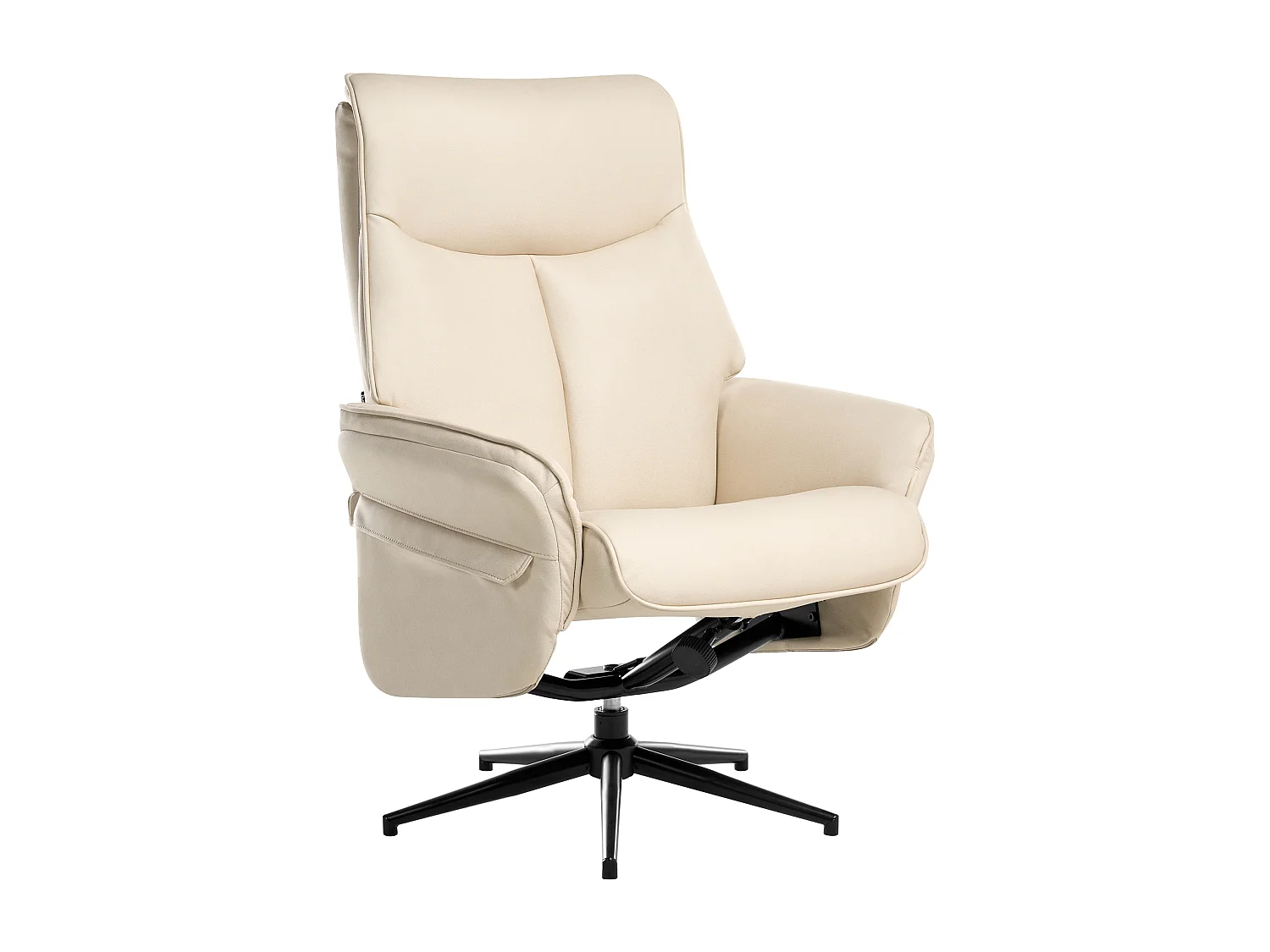Fauteuil inclinable ERATO Cuir PU Beige clair