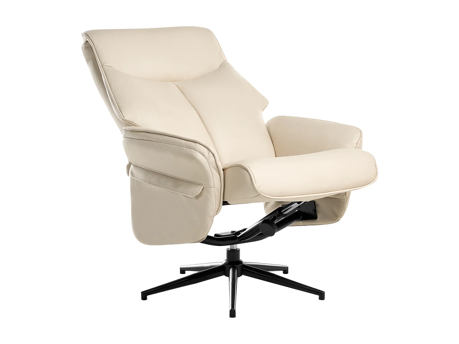 Fauteuil inclinable ERATO Cuir PU Beige clair