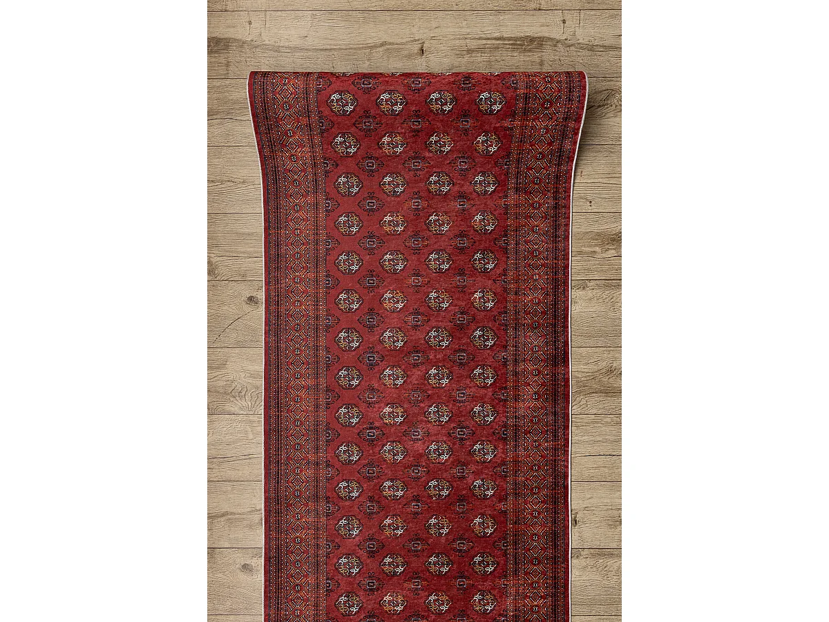 Alfombra de pasillo con refuerzo de goma LOTUS BUCHARA 30250 Clásico  80x190 cm