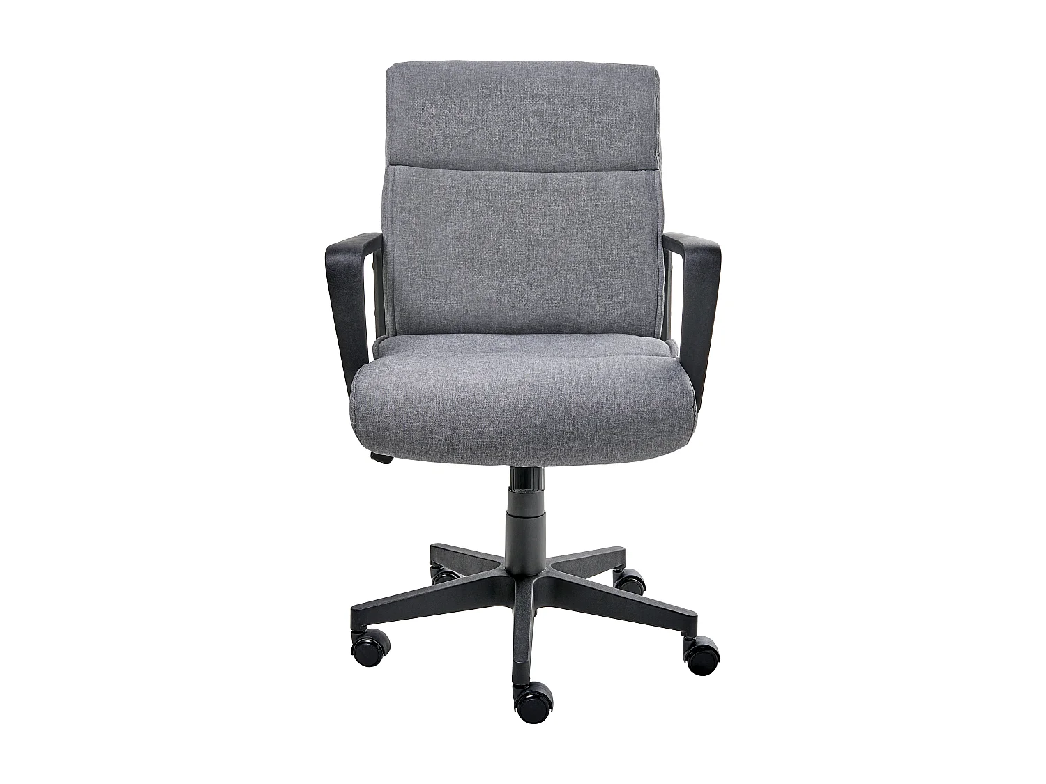 Chaise de bureau BYRON Tissu Gris