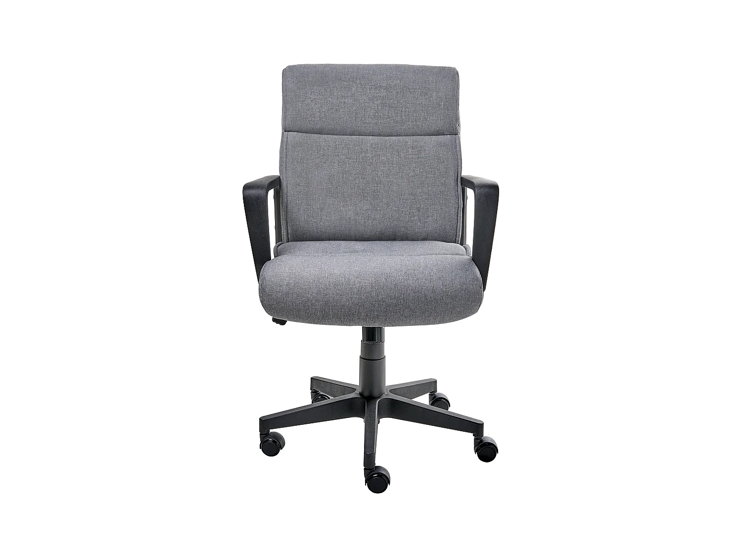 Chaise de bureau BYRON Tissu Gris