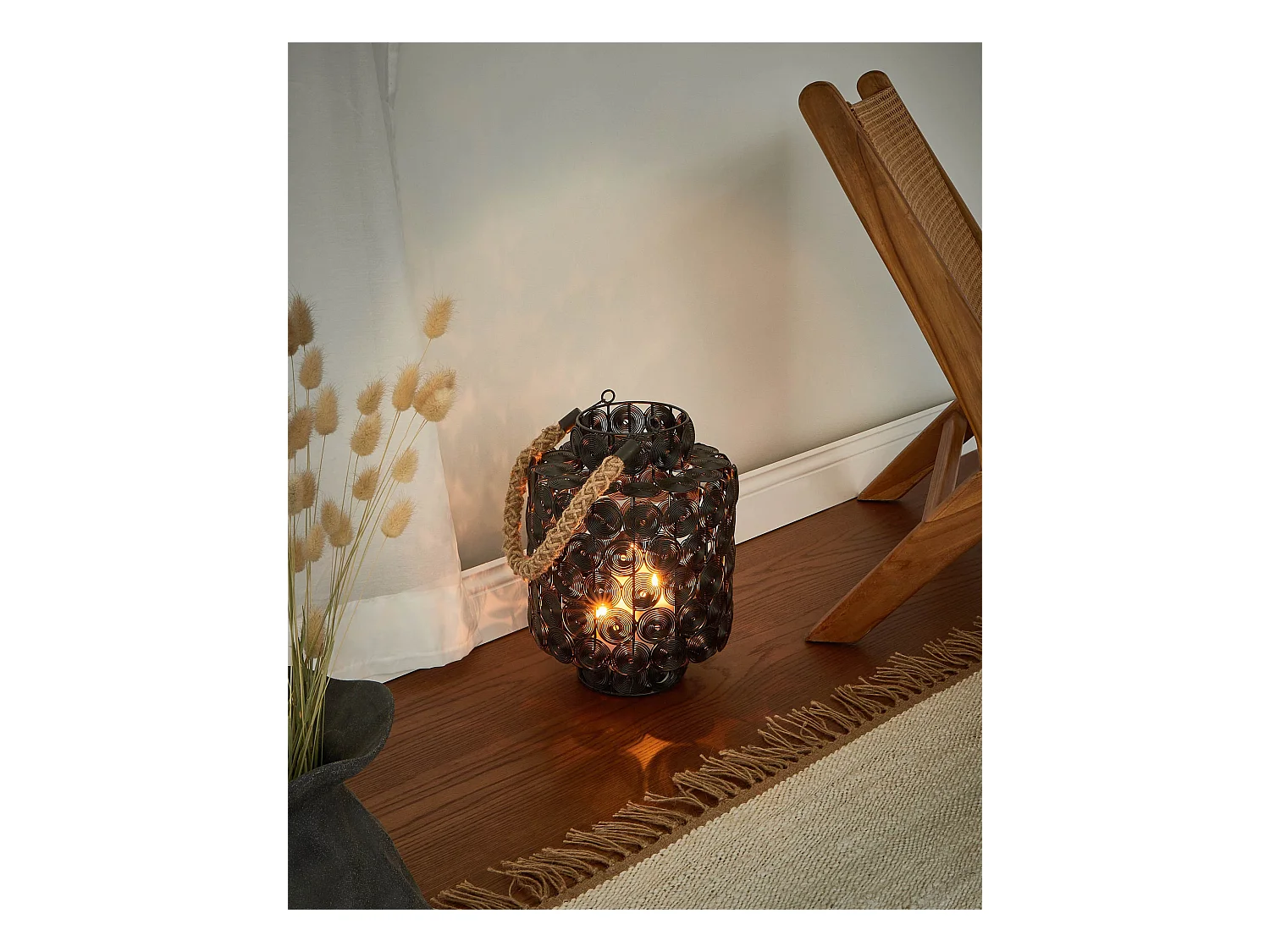 Lanterne MMOJSTIR Métal 35 cm Noir