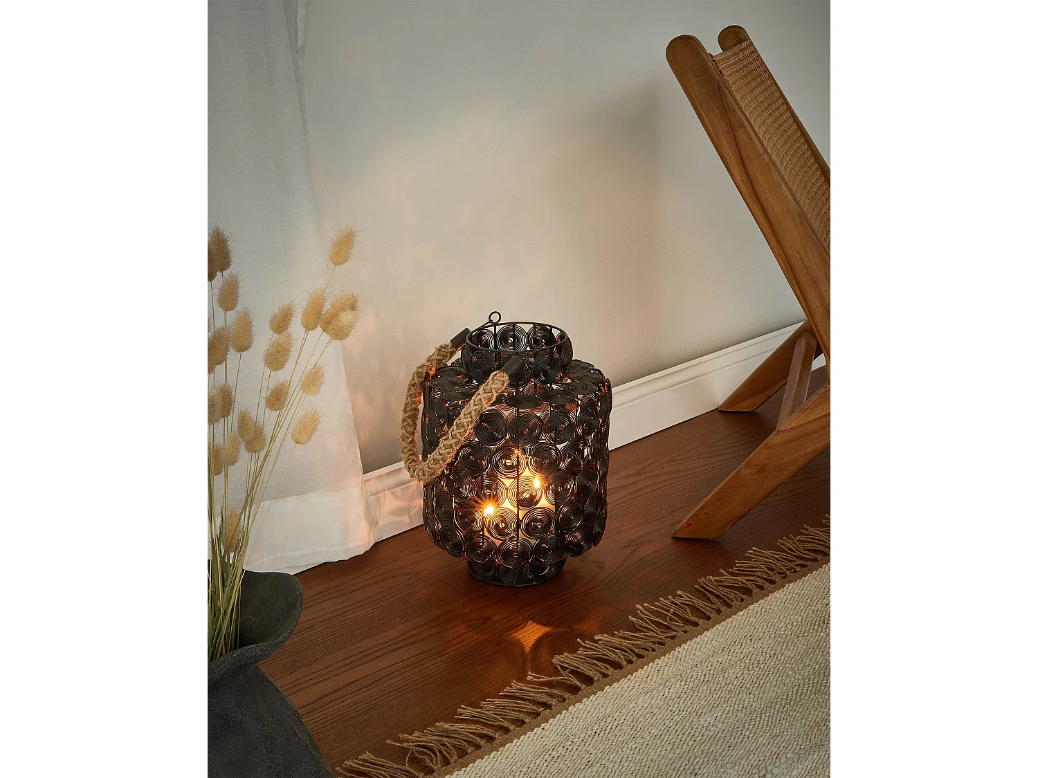 Lanterne MMOJSTIR Métal 35 cm Noir