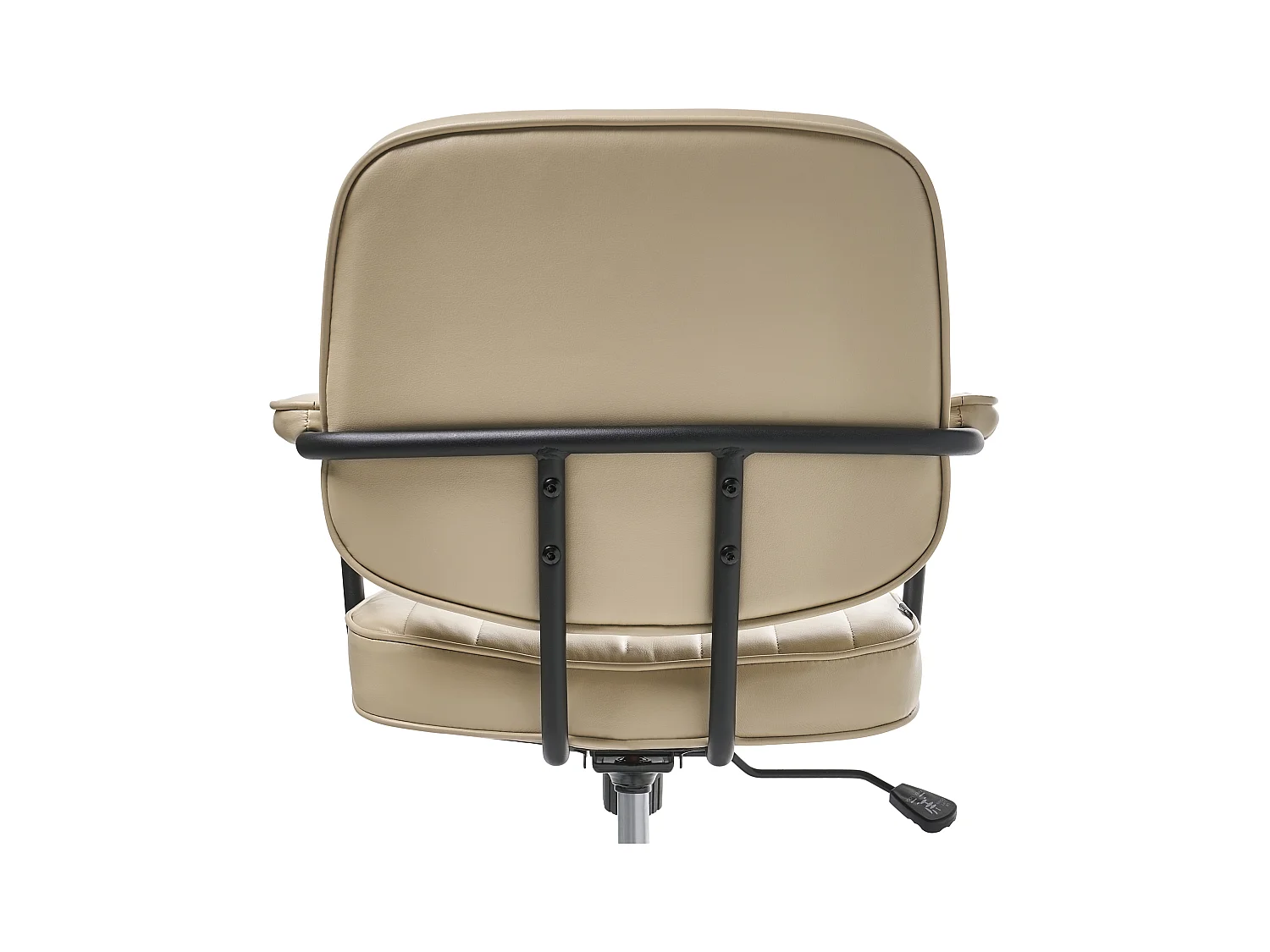 Chaise de bureau BERNE Cuir PU Beige