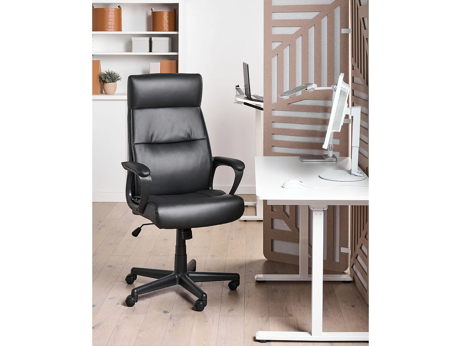 Fauteuil de bureau GURU Cuir PU Noir