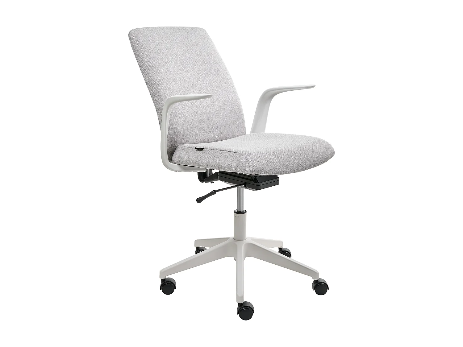 Chaise de bureau CAPTAIN Tissu Gris clair