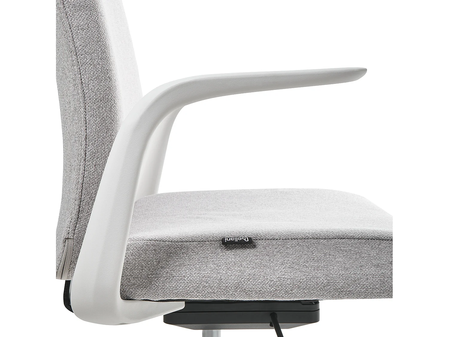 Chaise de bureau CAPTAIN Tissu Gris clair