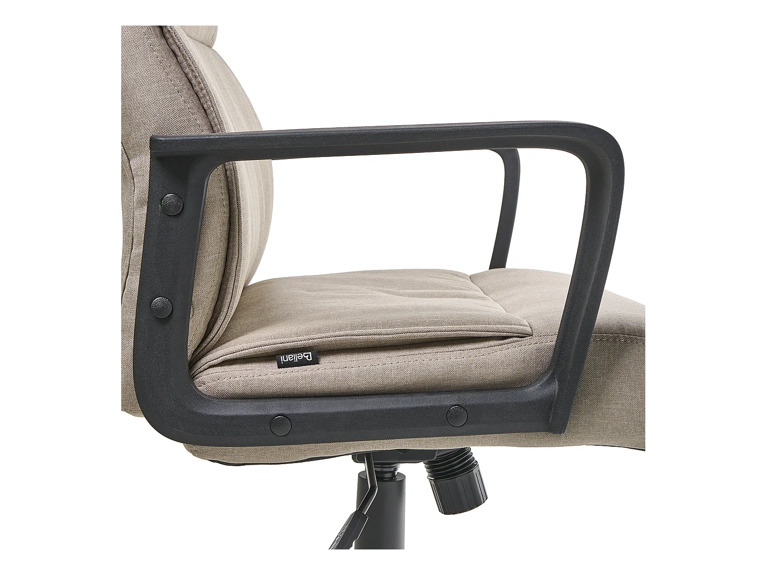 Chaise de bureau BYRON Tissu Beige