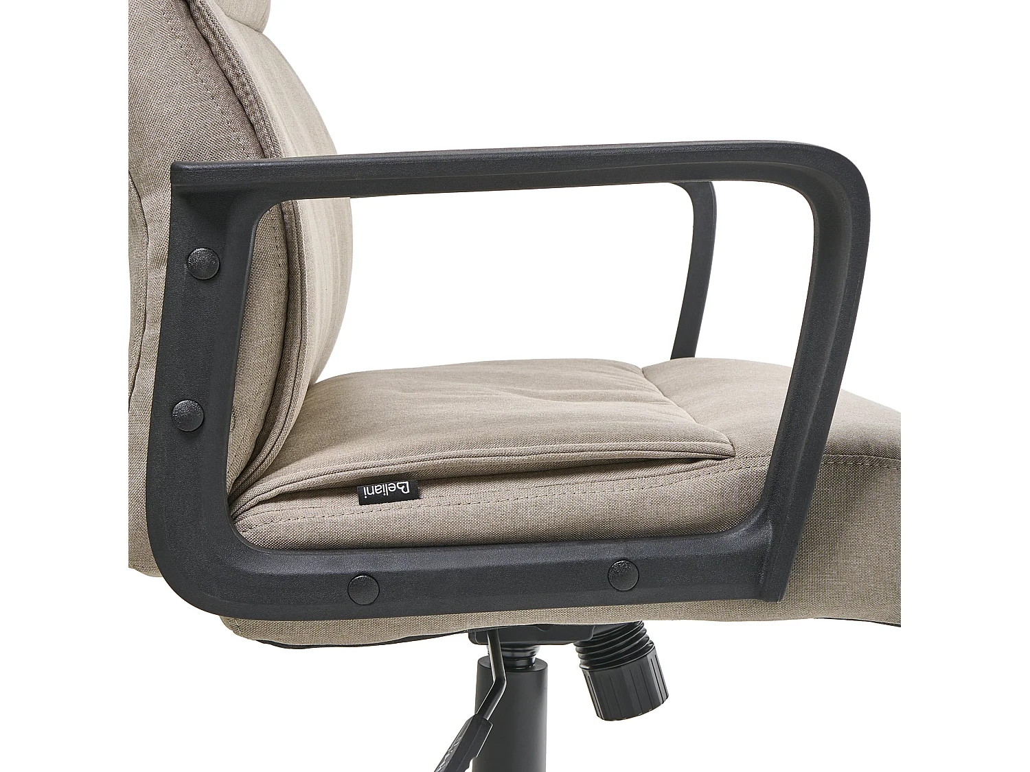 Chaise de bureau BYRON Tissu Beige