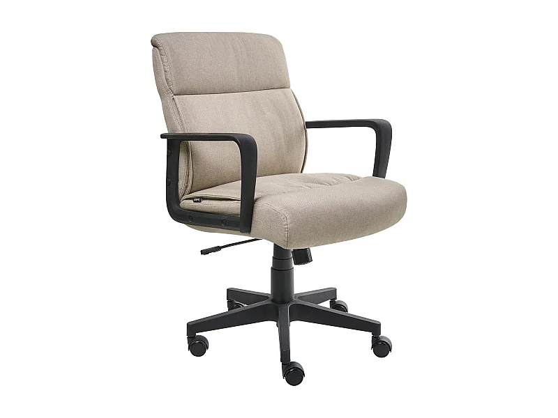 Chaise de bureau BYRON Tissu Beige