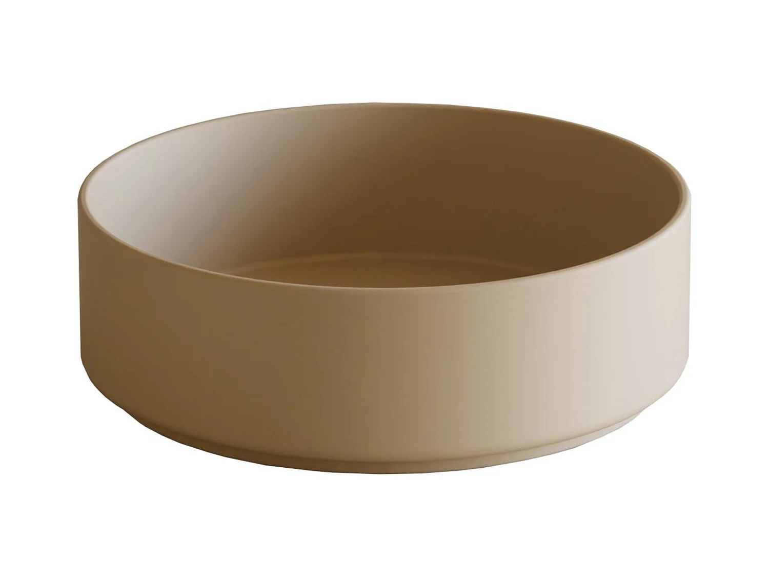 Meuble Salle de Bain POLE (61 cm x H54 x P45 cm), Plan Vasque Marin ROLL G.Mat, 2 Tiroirs, Laqué Greige Mat