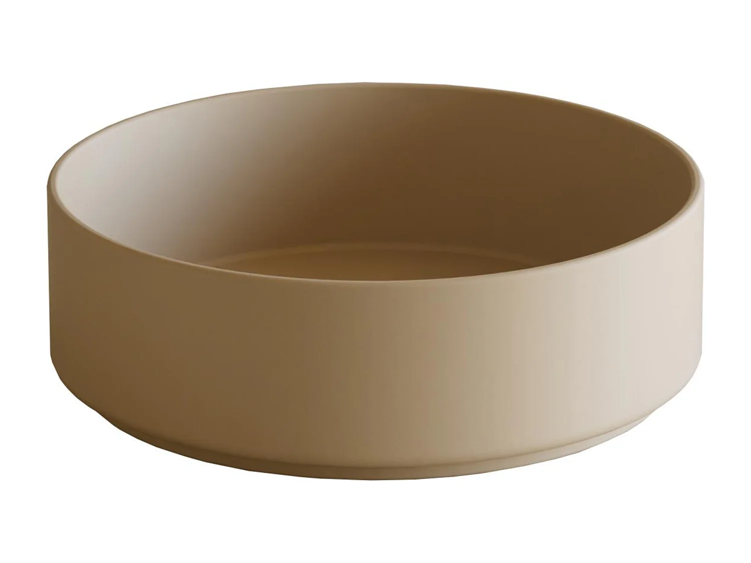 Meuble Salle de Bain POLE (61 cm x H54 x P45 cm), Plan Vasque Marin ROLL G.Mat, 2 Tiroirs, Laqué Greige Mat