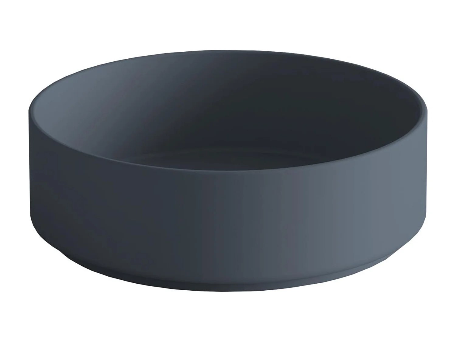 Meuble Salle de Bain POLE (81 cm x H54 x P45 cm), Plan Vasque Marin ROLL BC.Mat, 2 Tiroirs, Laqué Bleu Cobalt Mat