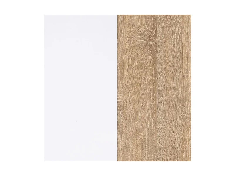 Recibidor Rice Blanco Artik (Blanco Mate) - Roble Canadian