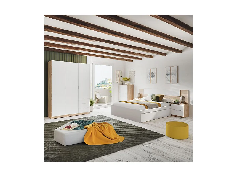 Cama Four Blanco Artik (Blanco Mate)