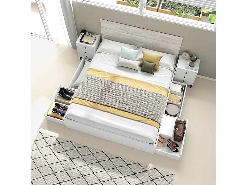 Cama Four Blanco Artik (Blanco Mate)