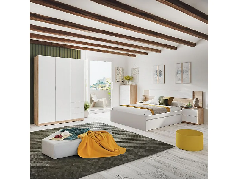 Cama Four Blanco Artik (Blanco Mate)