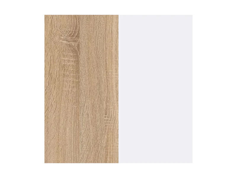 Cómoda Akari Blanco Artik (Blanco Mate) - Roble Canadian