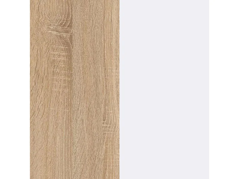 Cómoda Akari Blanco Artik (Blanco Mate) - Roble Canadian