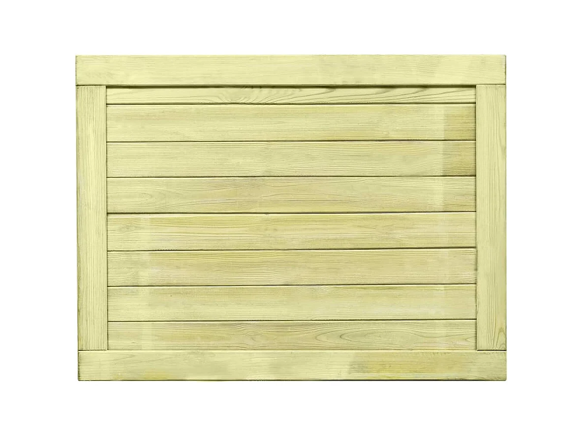 Cancello da giardino in legno di pino impregnato 75x100 cm