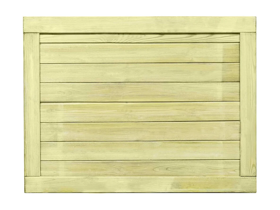 Puerta de jardín de madera de pino impregnada 75x100 cm