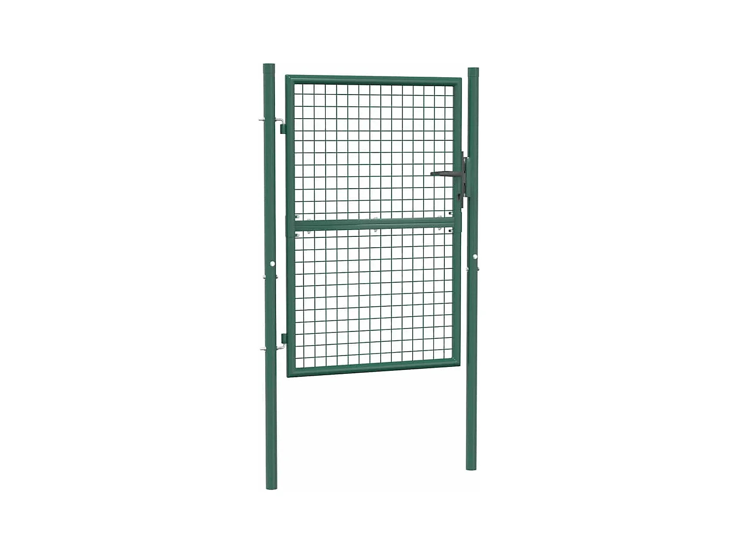 Portail de clôture acier 100x125 cm vert