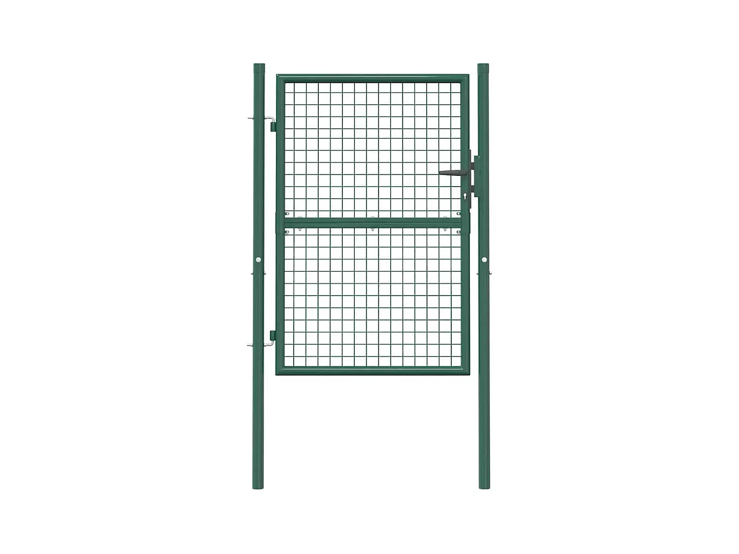 Portail de clôture acier 100x125 cm vert