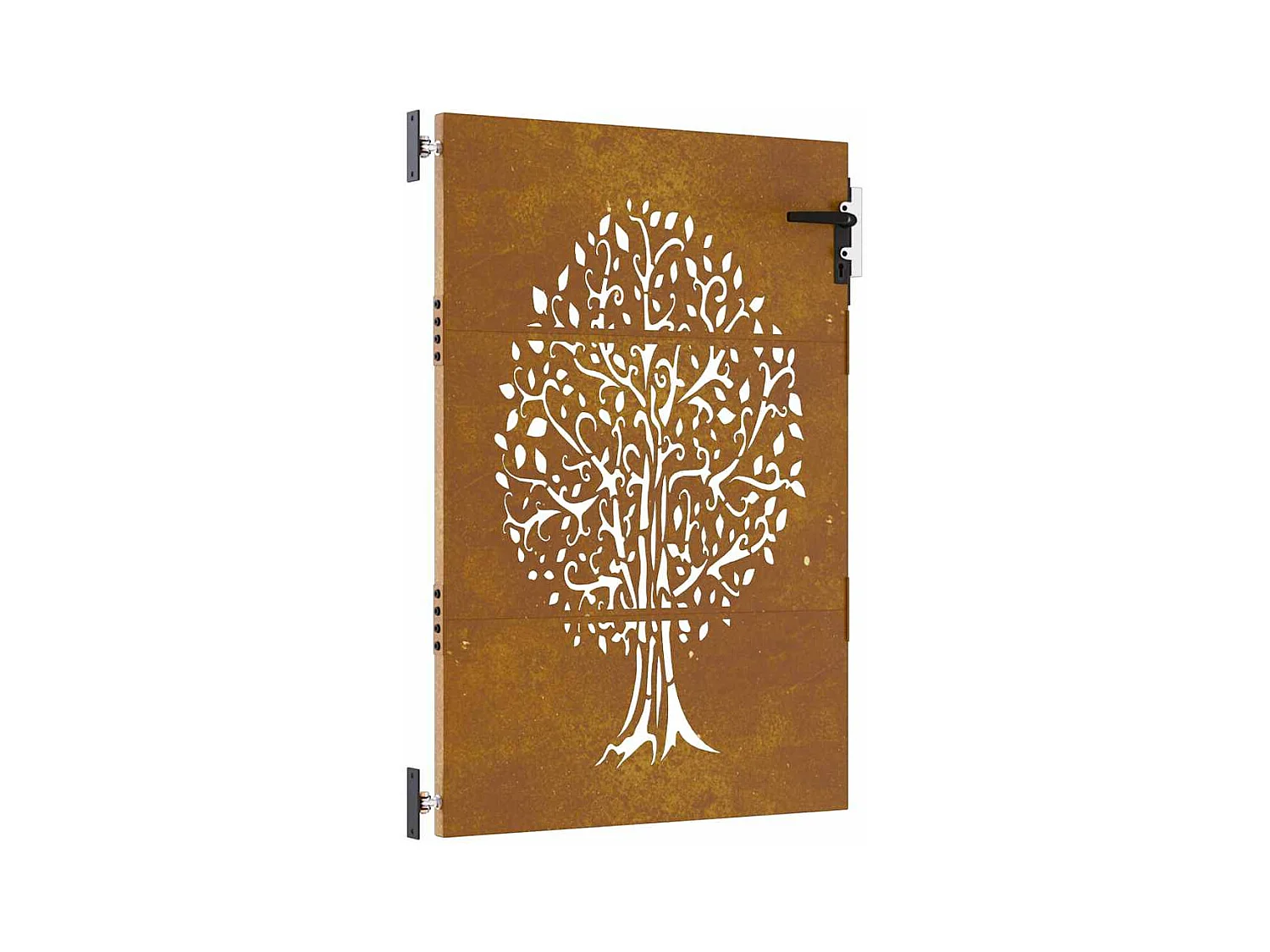 Tuinpoort 85x125 cm cortenstaal boomdesign