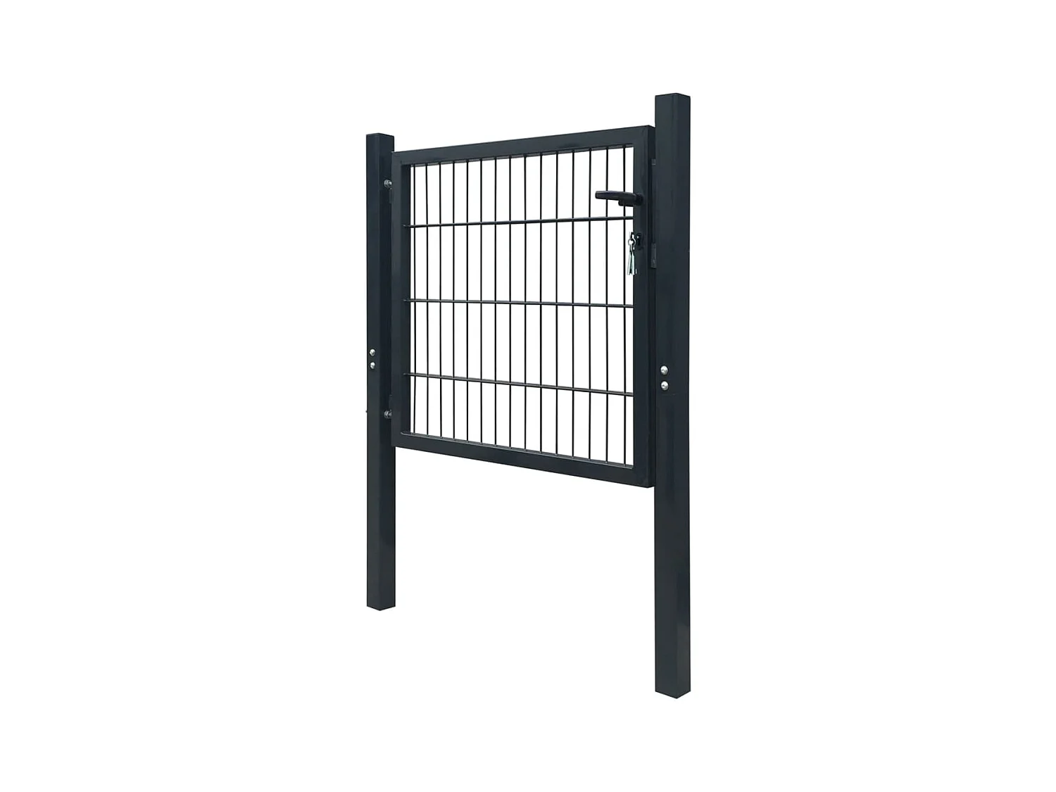 Portillon 2D (simple) Gris anthracite 106x130 cm