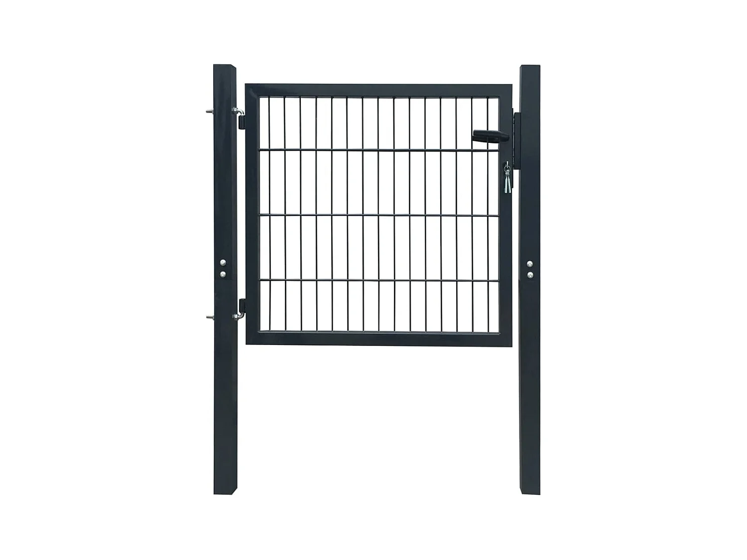 Portillon 2D (eenvoudig) Grijs antraciet 106x130 cm
