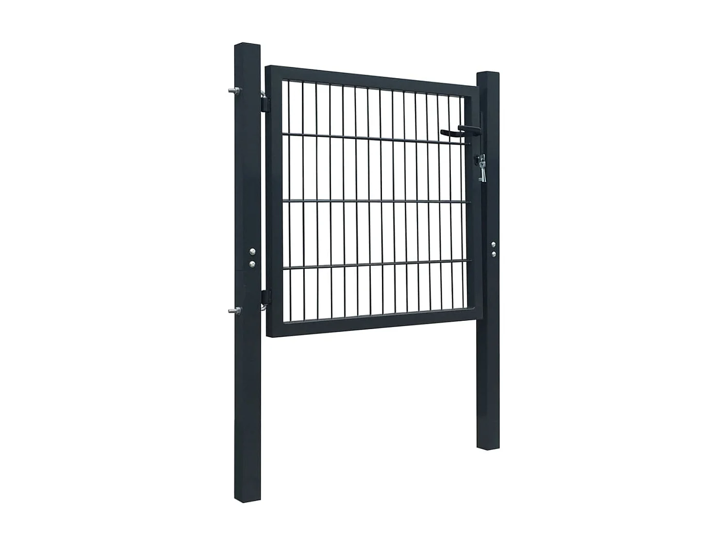 Portillon 2D (simple) Gris anthracite 106x130 cm