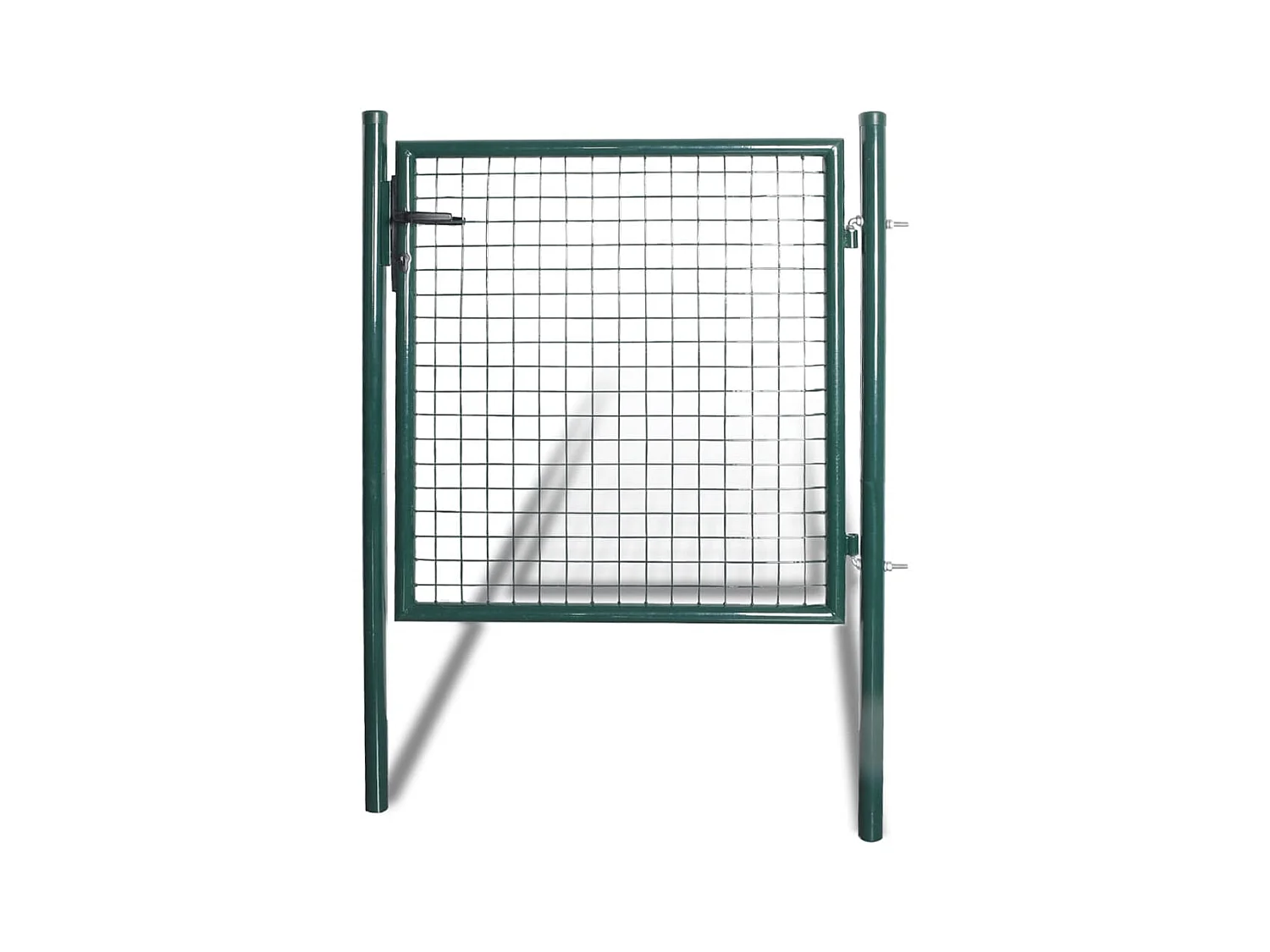 Puerta de valla de una sola puerta de acero con recubrimiento en polvo