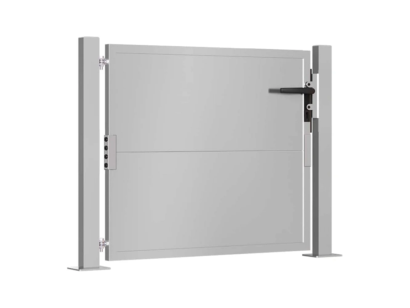 Puerta de jardín de acero corten de 105 x 80 cm.