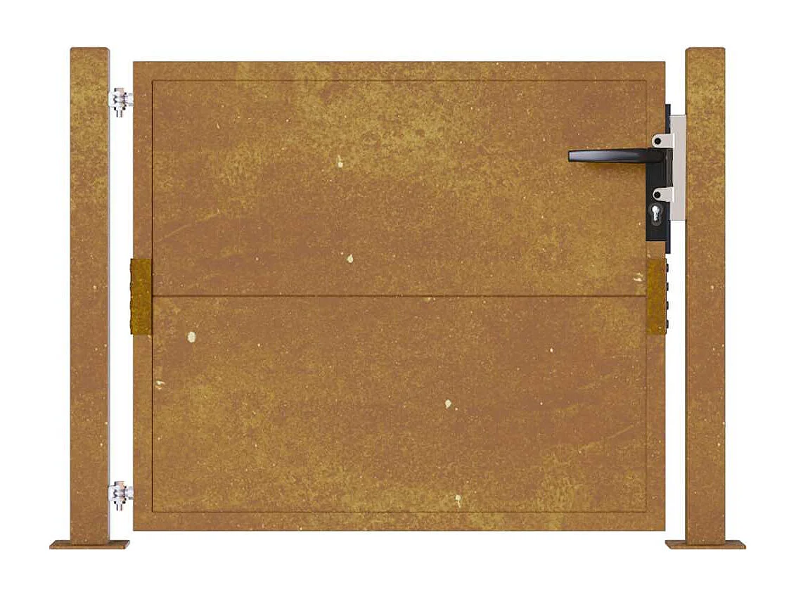 Gartentor 105x80 cm Cortenstahl