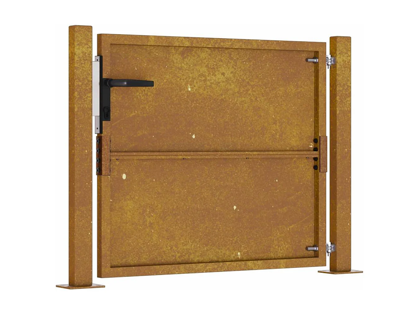 Gartentor 105x80 cm Cortenstahl