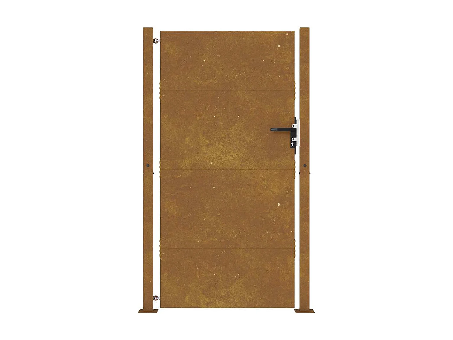 Portail de jardin 105x205 cm acier corten