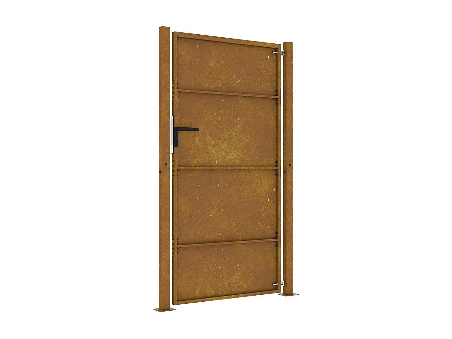 Portail de jardin 105x205 cm acier corten