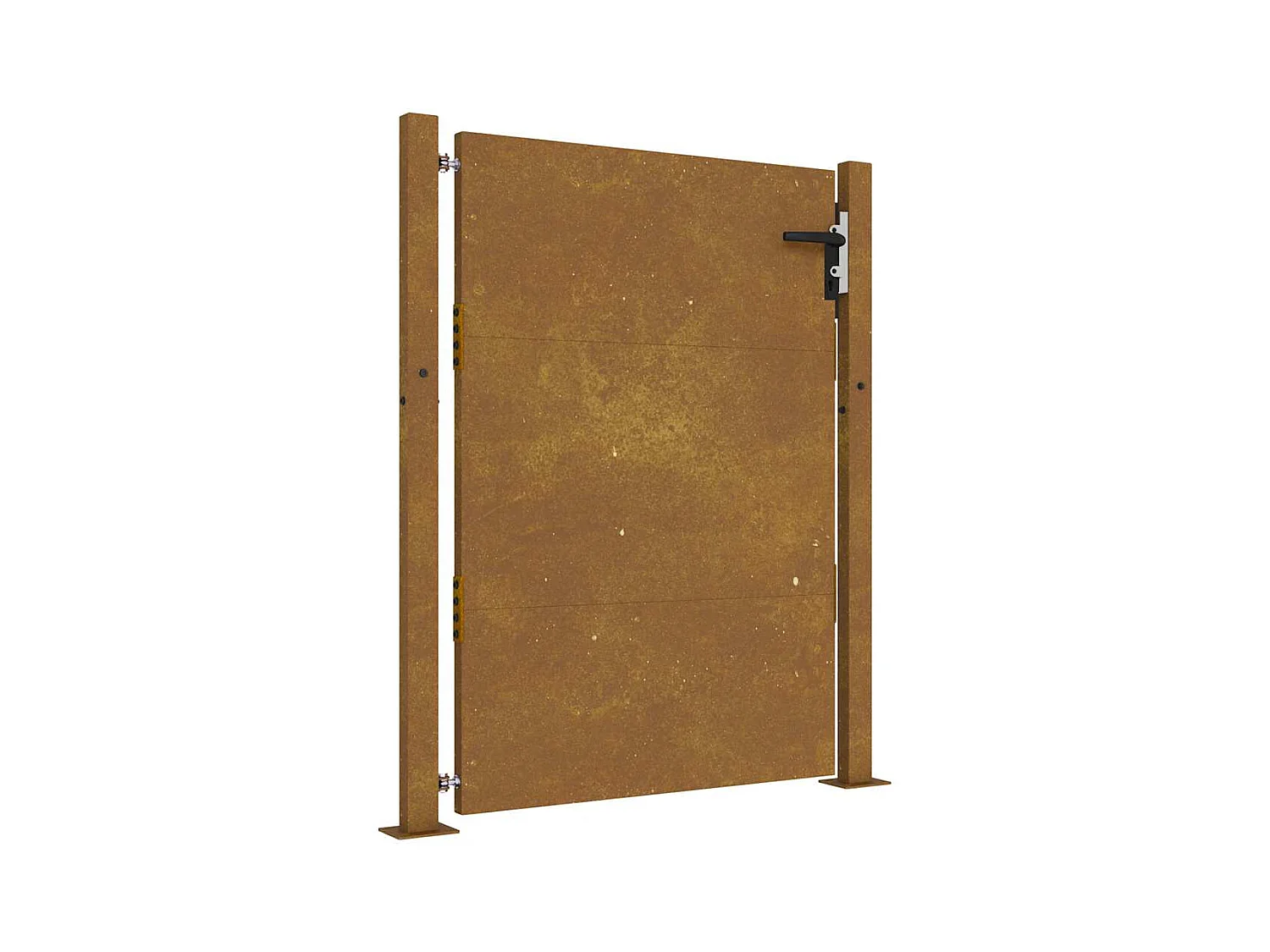 Tuinpoort 105x155 cm cortenstaal
