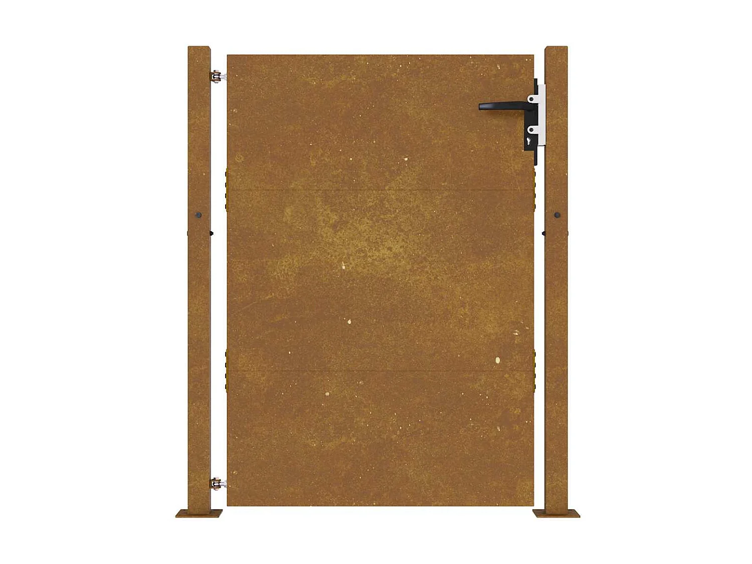 Portail de jardin 105x155 cm acier corten