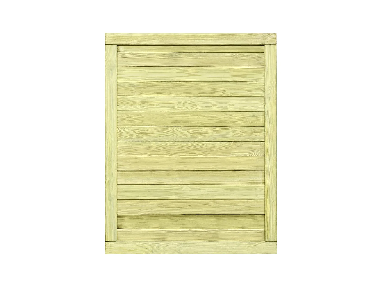 Puerta de jardín de madera de pino impregnada 125x100 cm