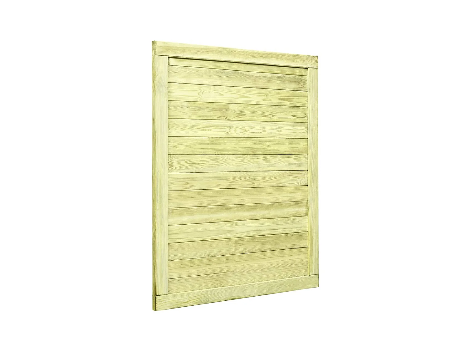 Puerta de jardín de madera de pino impregnada 125x100 cm