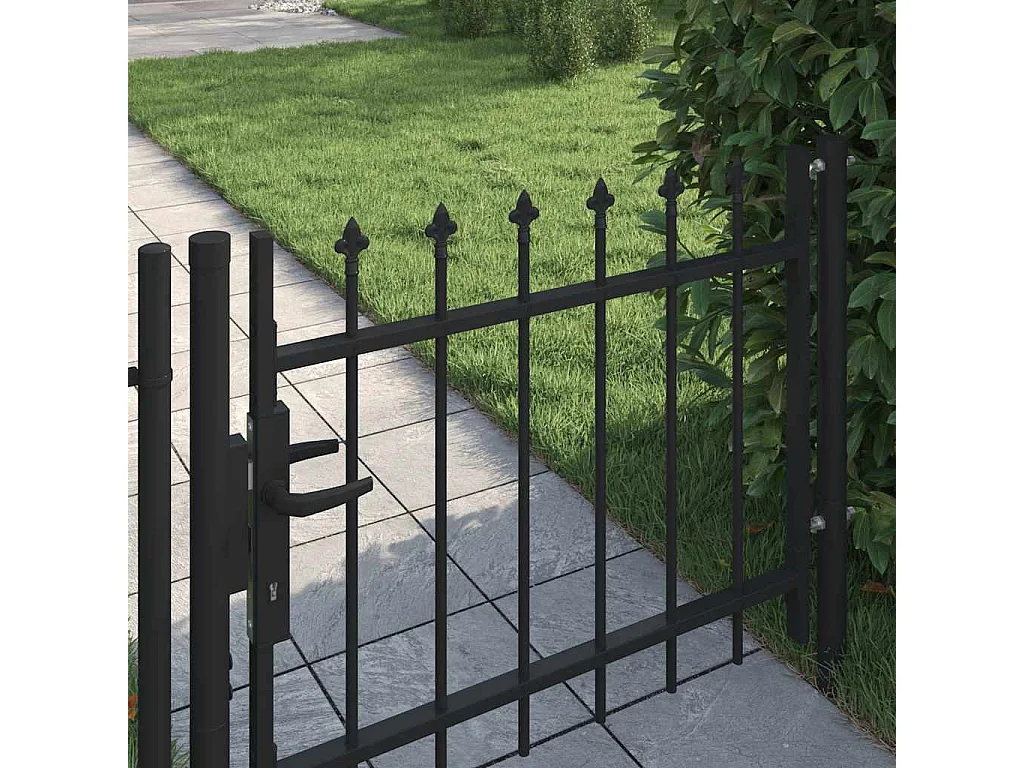 Portal con remate en forma de lanza 100x75 cm