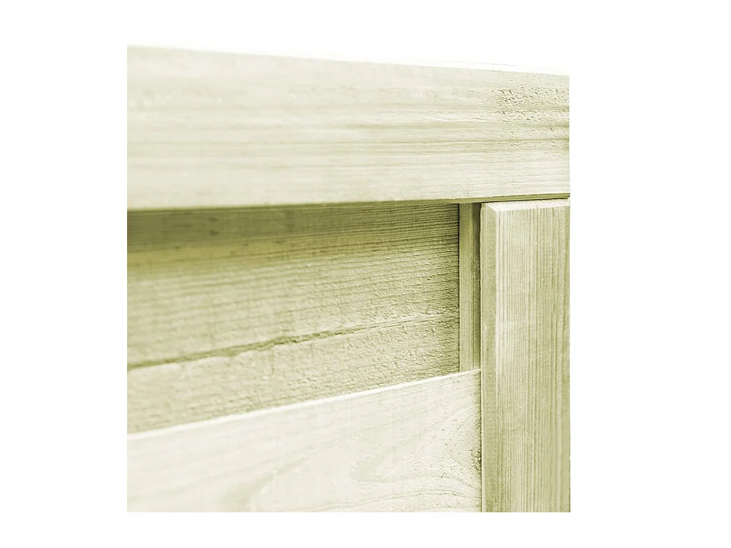 Portillon Bois de pin imprégné 100x75 cm Vert