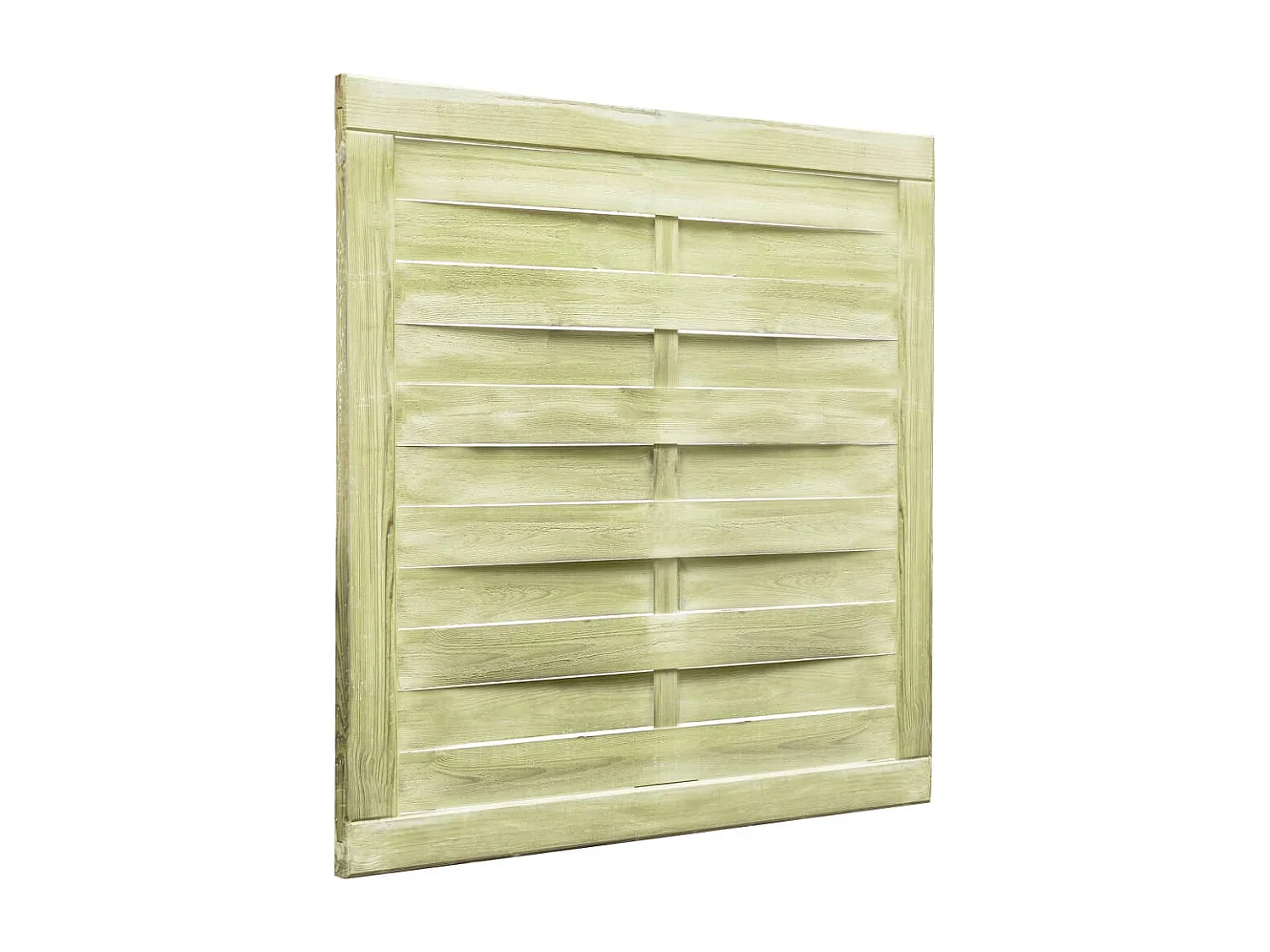 Portillon Bois de pin imprégné 100x100 cm Vert