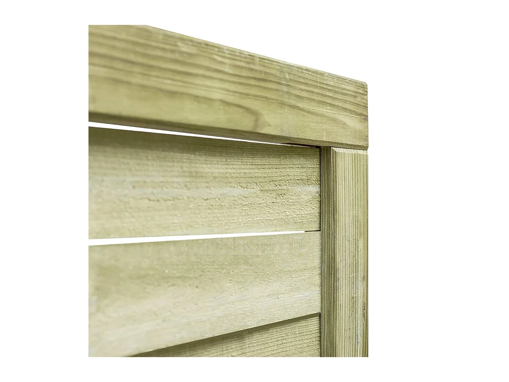 Cancello in legno di pino impregnato 100x100 cm Verde