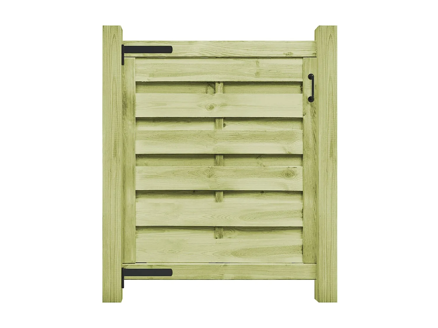 Portillon Bois de pin imprégné 100x100 cm Vert