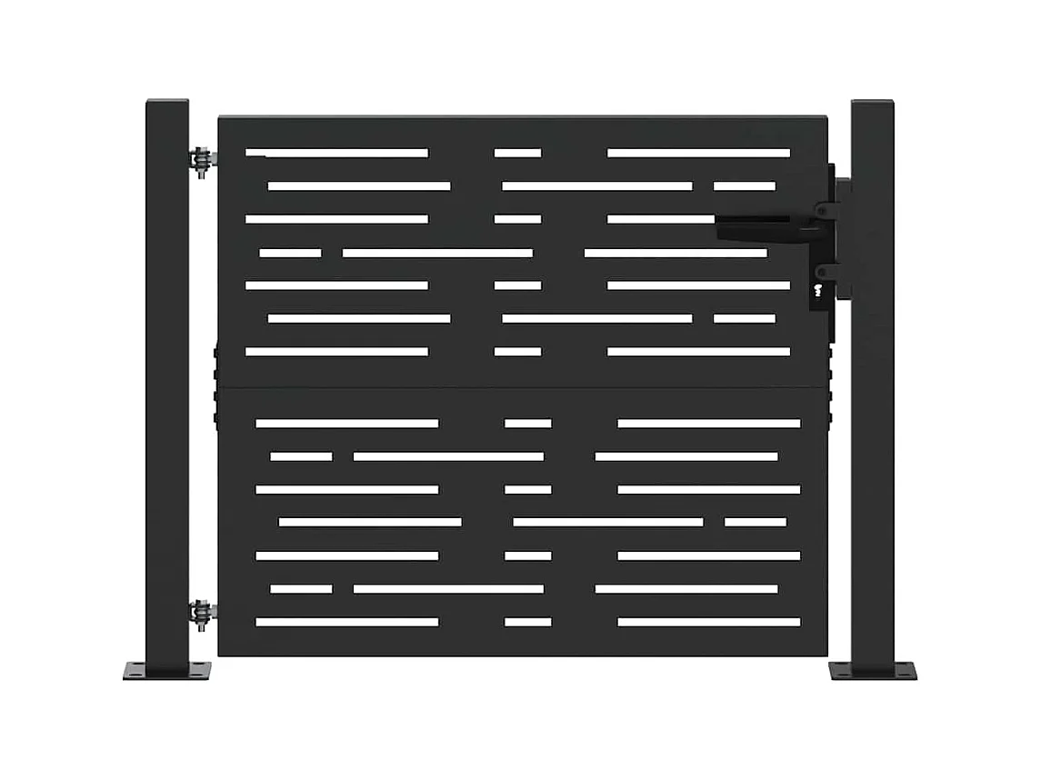 Tuinpoort, Tuinpoort 105x75 cm Vierkant Design in Cortenstaal