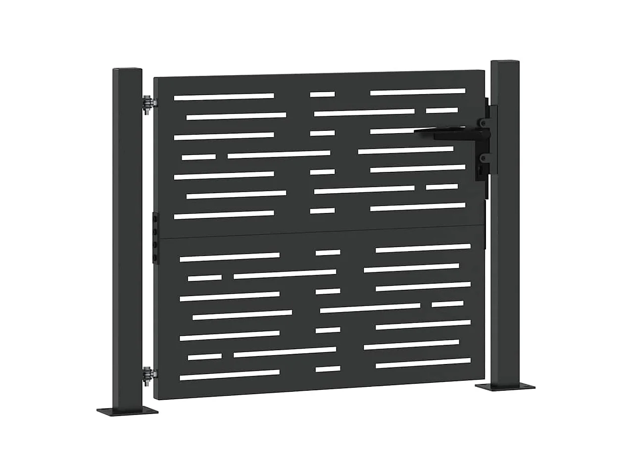 Tuinpoort, Tuinpoort 105x75 cm Vierkant Design in Cortenstaal